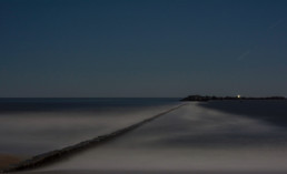 Jetty at night